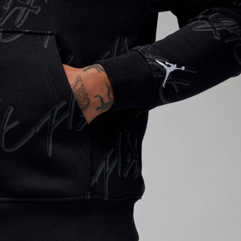 NIKE JORDAN ESSENTIALS GRAPHIC FLIGHT FLEECE HOODIE