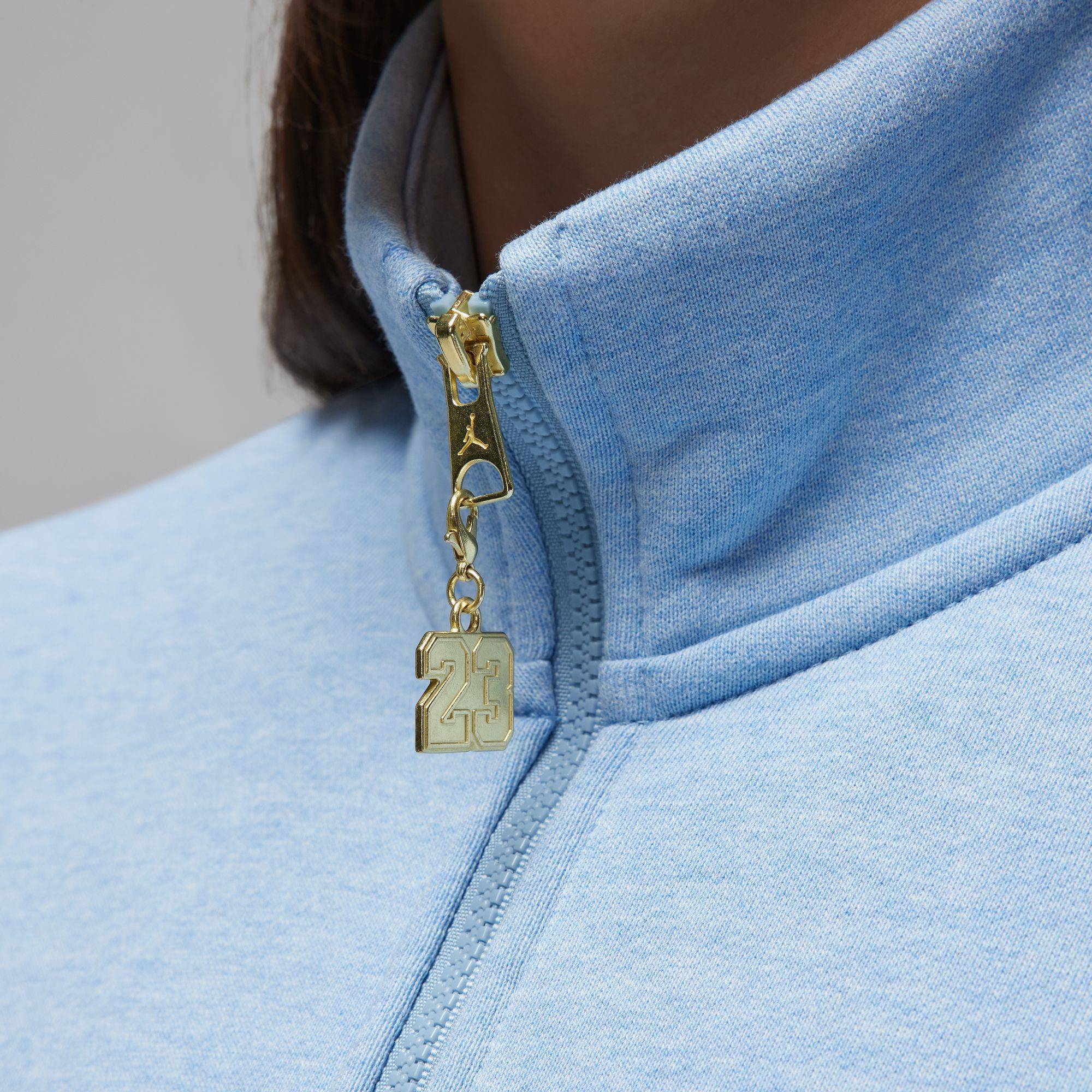 NIKE JORDAN FLIGHT WOMENS FLEECE QUARTER ZIP TOP