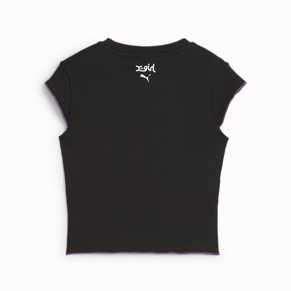 PUMA X X-GIRL RIBBED SLIM TEE