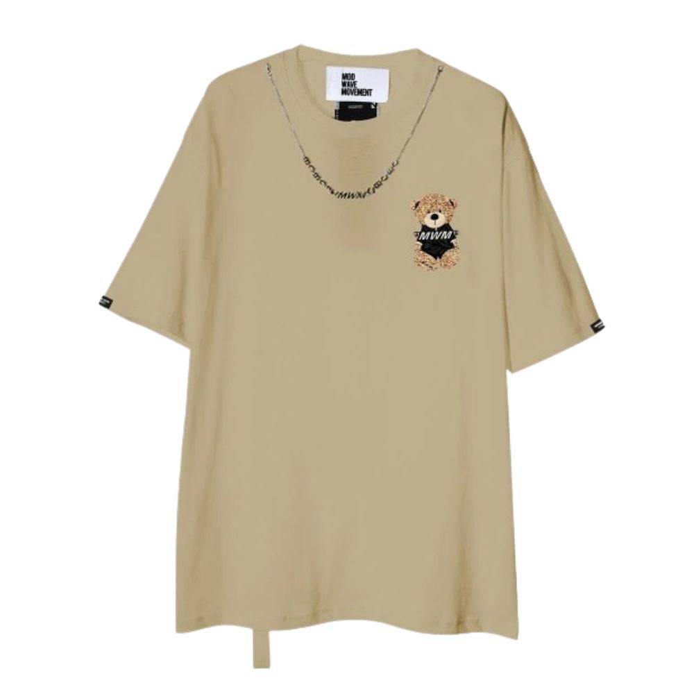 MWM TEDDY OVERSIZED T-SHIRT WITH NECKLACE