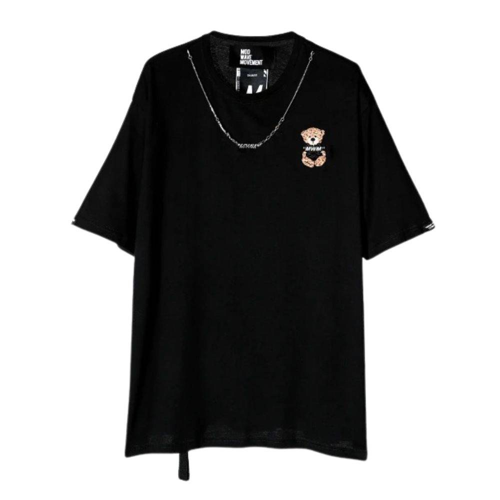 MWM TEDDY OVERSIZED T-SHIRT WITH NECKLACE