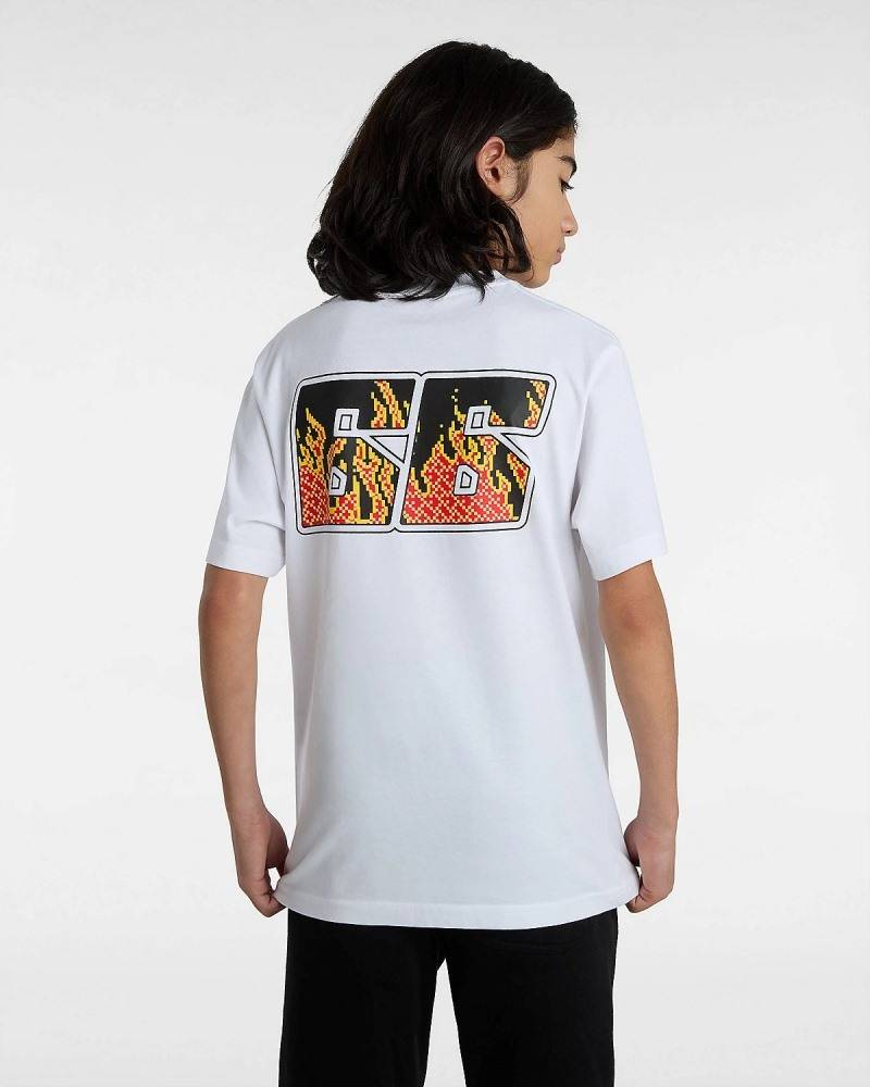 VANS BOYS DIGI FLAMES SS T-SHIRT