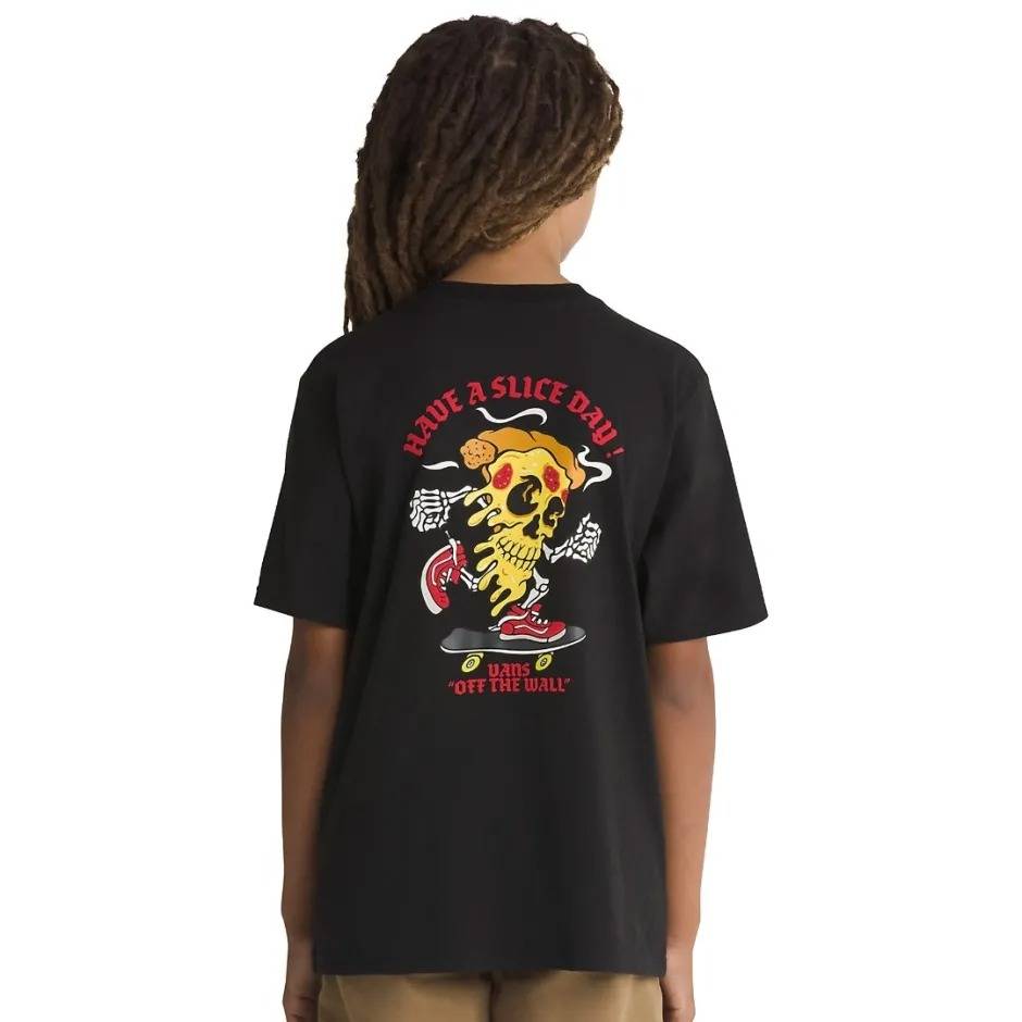 VANS BOYS PIZZA SKULL SS T-SHIRT