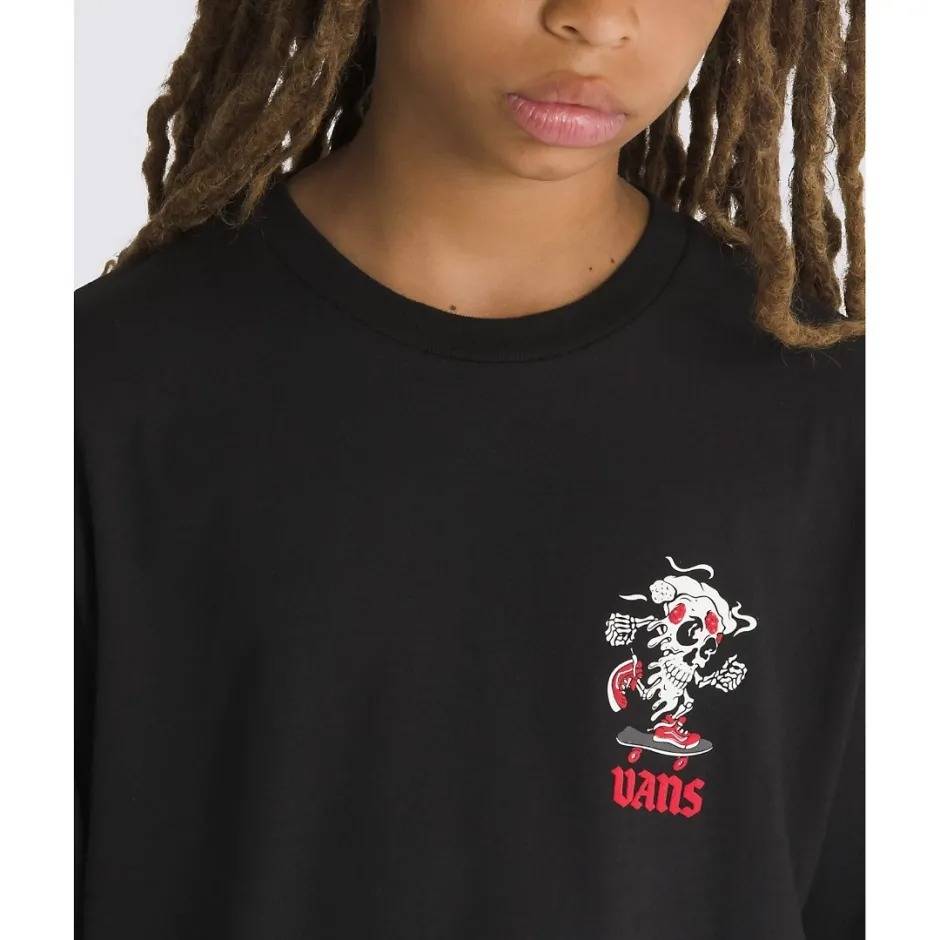 VANS BOYS PIZZA SKULL SS T-SHIRT