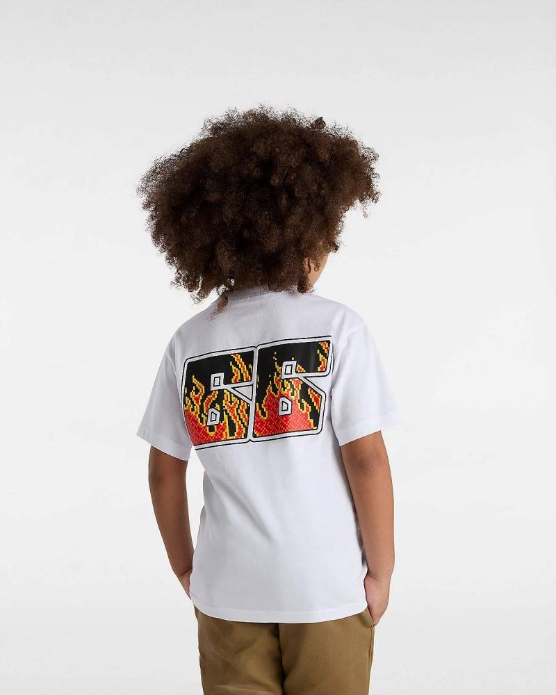 VANS LITTLE BOYS DIGI FLAMES SS T-SHIRT