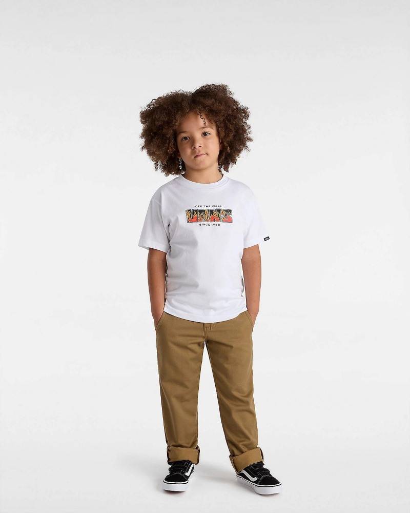 VANS LITTLE BOYS DIGI FLAMES SS T-SHIRT