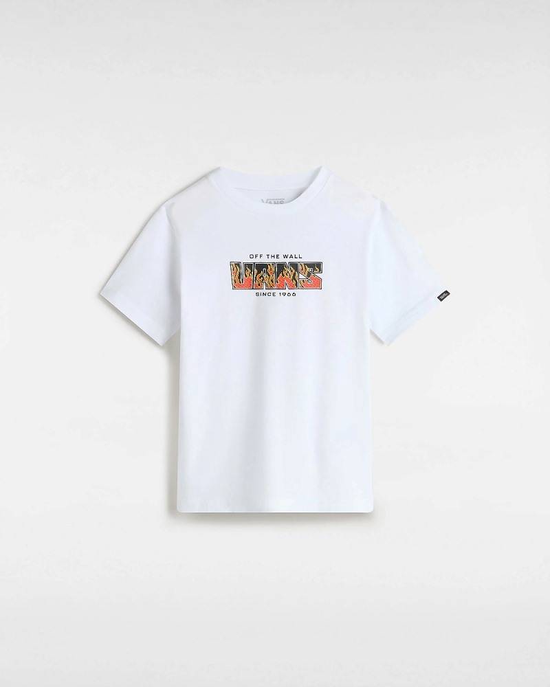 VANS LITTLE BOYS DIGI FLAMES SS T-SHIRT