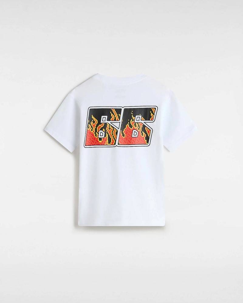 VANS LITTLE BOYS DIGI FLAMES SS T-SHIRT