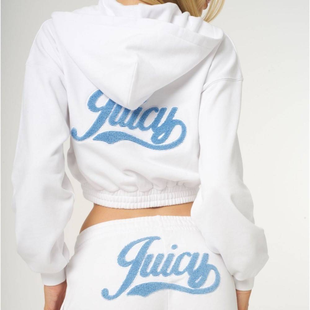 JUICY COUTURE KYLIAN APPLIQUE LOOSE FIT HOODIE