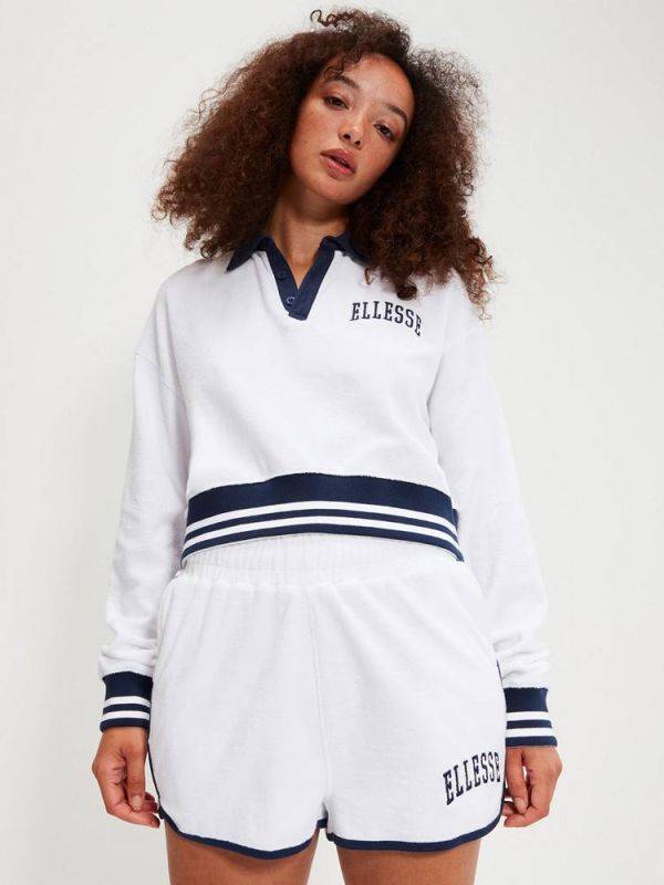 ELLESSE COMMUNITY CLUB CROCETTA CROPPED SWEATSHIRT