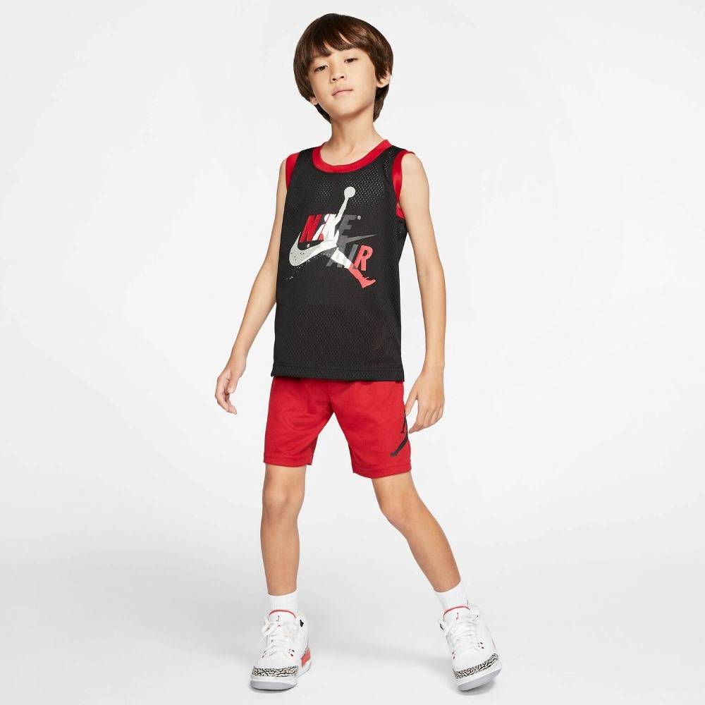 NIKE JORDAN LITTLE KIDS JUMPMAN WRAP MESH SHORT