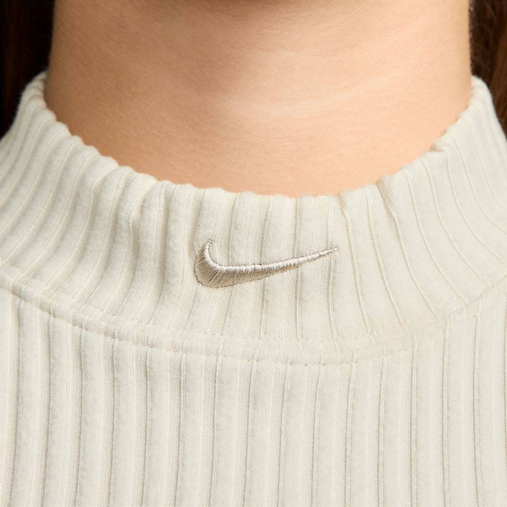 NIKE NSW MOCK-NECK RIB CROPPED TANK