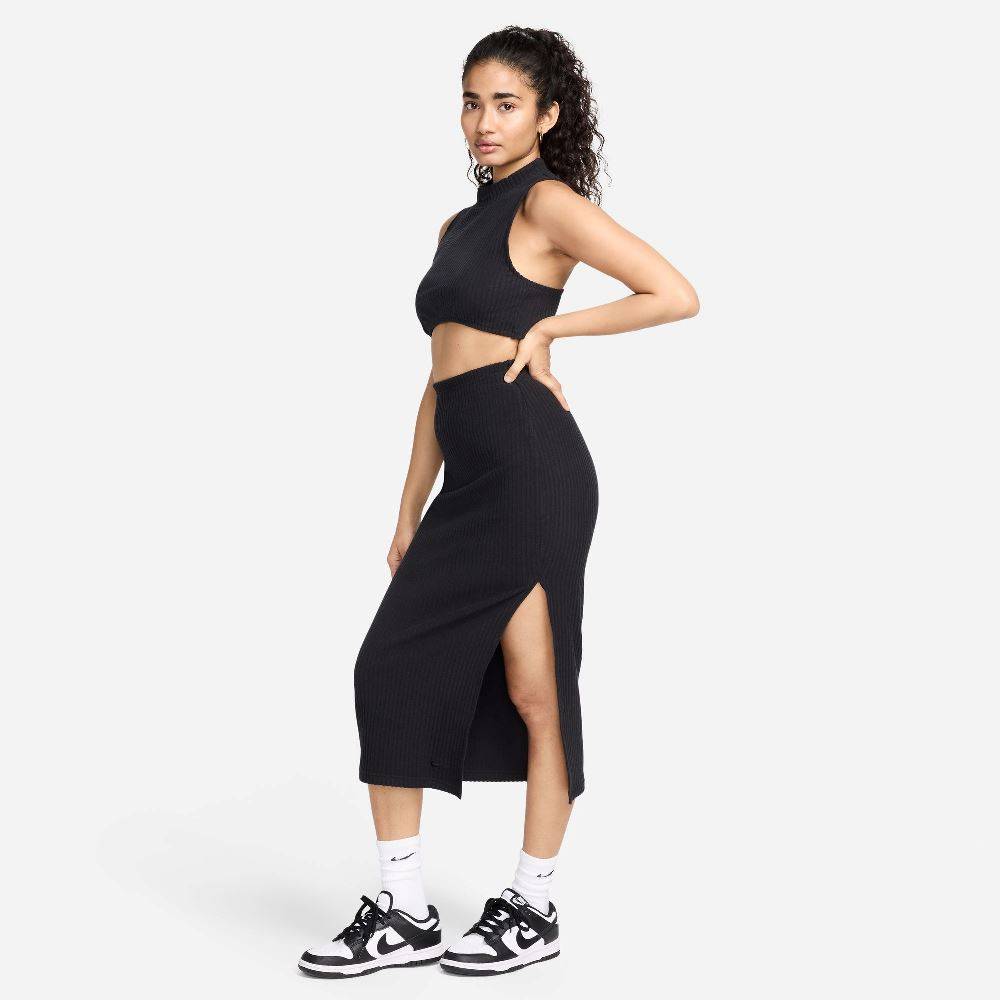 NIKE NSW CHILL KNIT RIB MID SKIRT
