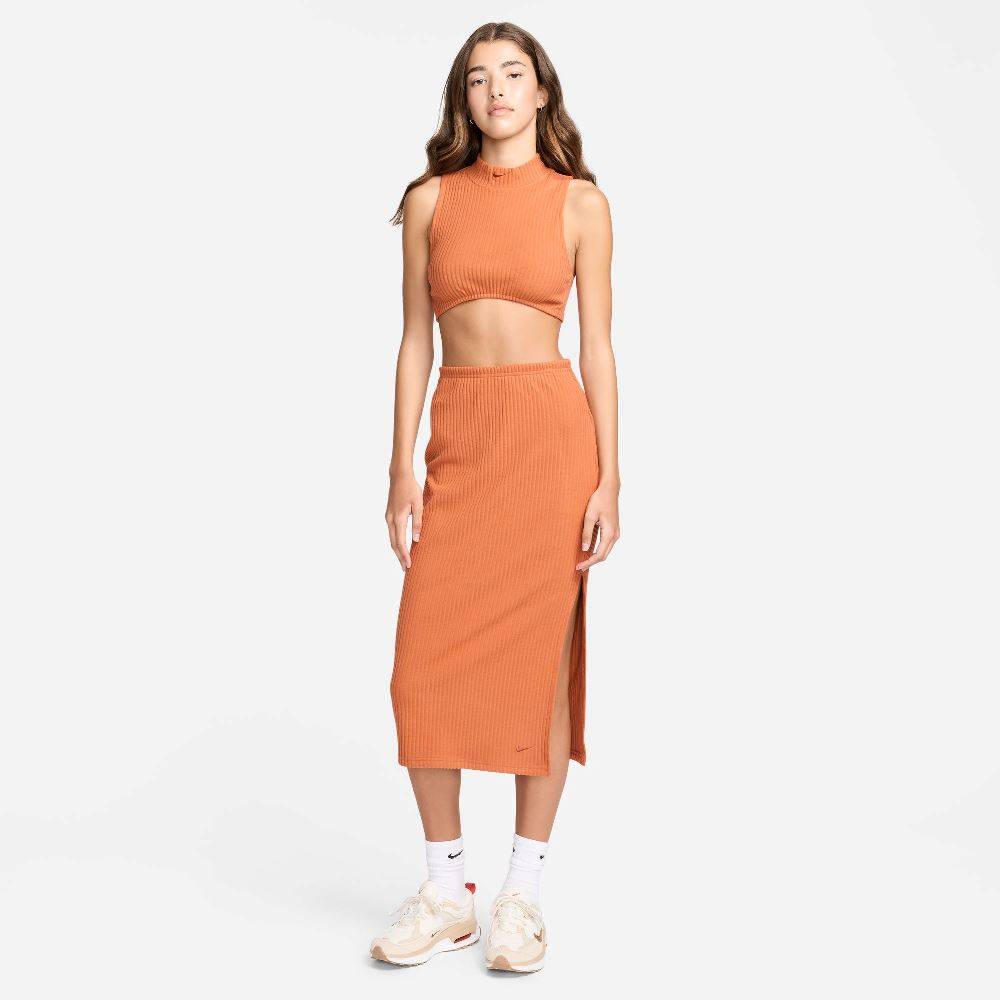 NIKE NSW CHILL KNIT RIB MID SKIRT