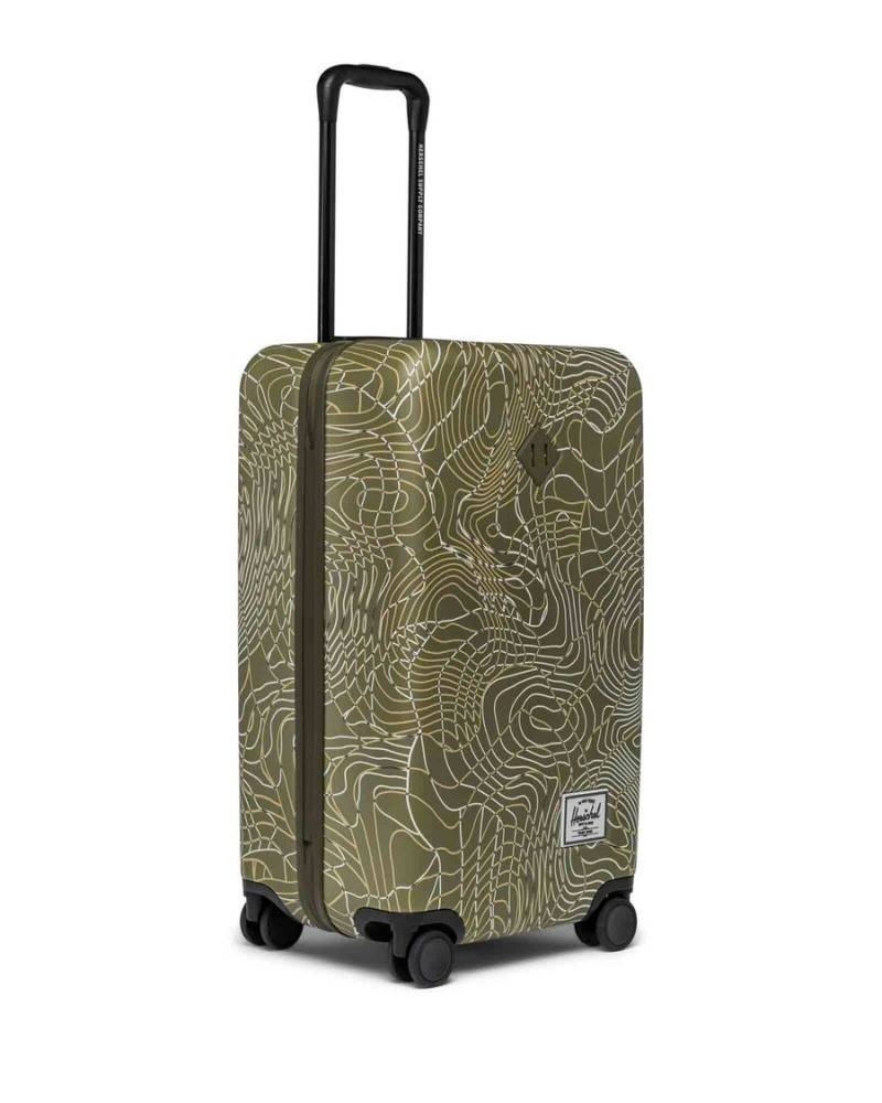 HERSCHEL HERITAGE HARDSHELL LARGE CARRY ON LUGGAGE