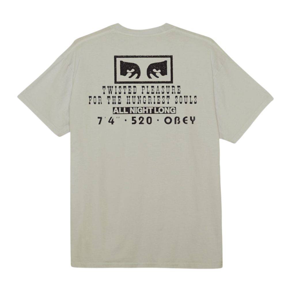 OBEY TWISTED PLEASURE CLASSIC PIGMENT TEE
