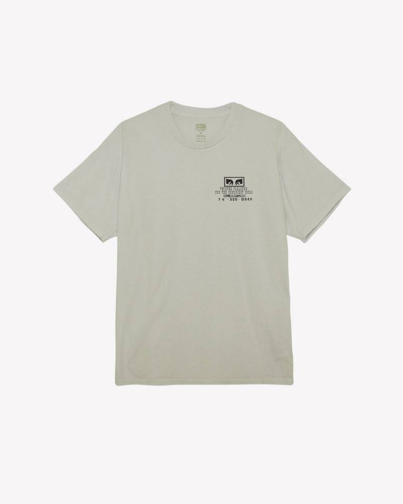 OBEY TWISTED PLEASURE CLASSIC PIGMENT TEE