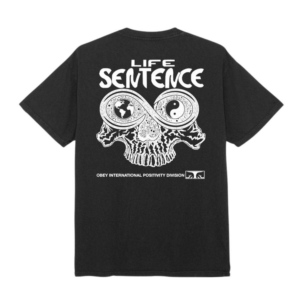 OBEY LIFE SENTENCE CLASSIC PIGMENT TEE