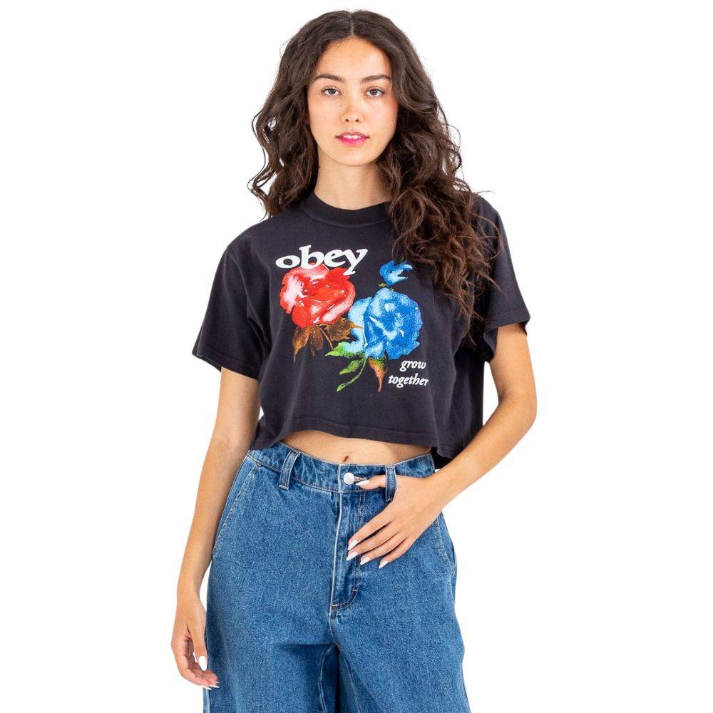 OBEY GROW TOGETHER WEEKEND CROP TEE