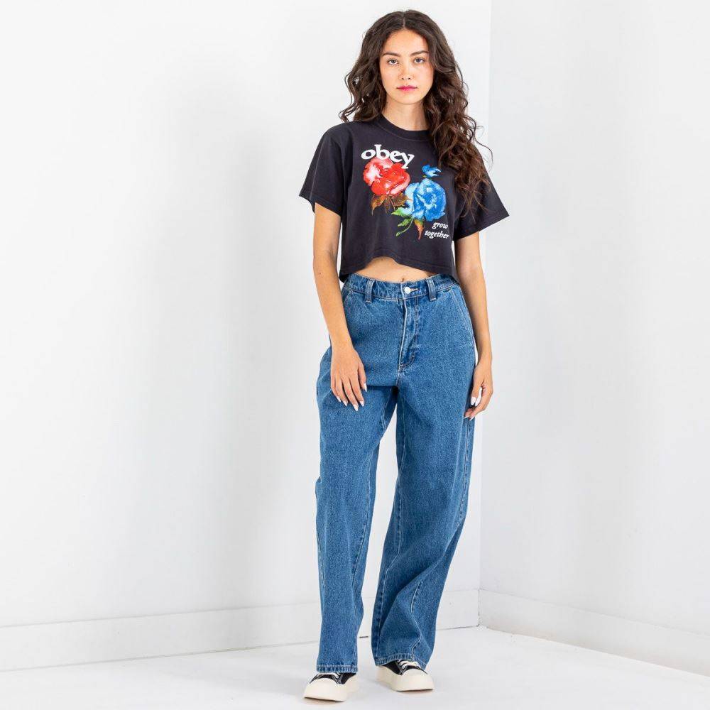 OBEY GROW TOGETHER WEEKEND CROP TEE