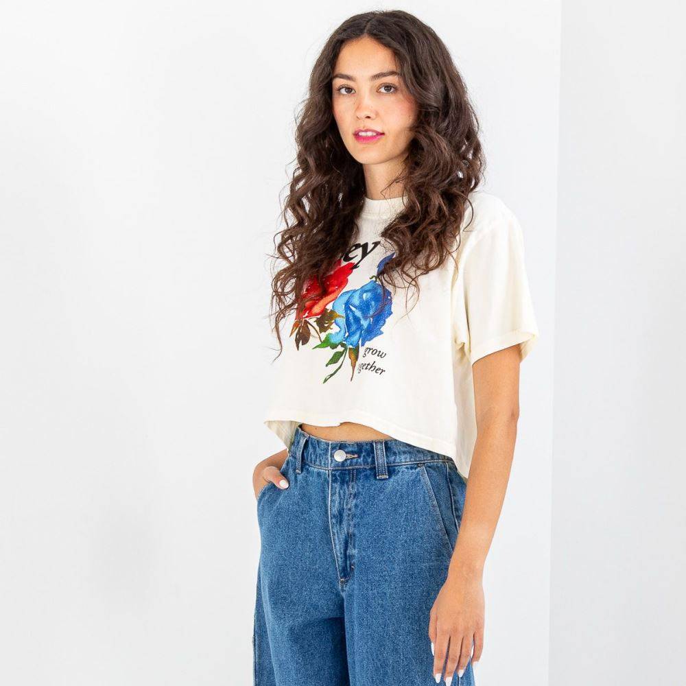 OBEY GROW TOGETHER WEEKEND CROP TEE