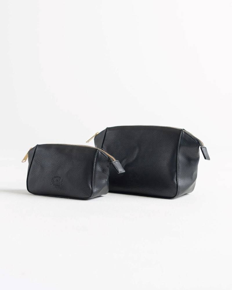 HERSCHEL MILAN SMALL TOILETRY BAG VEGAN LEATHER