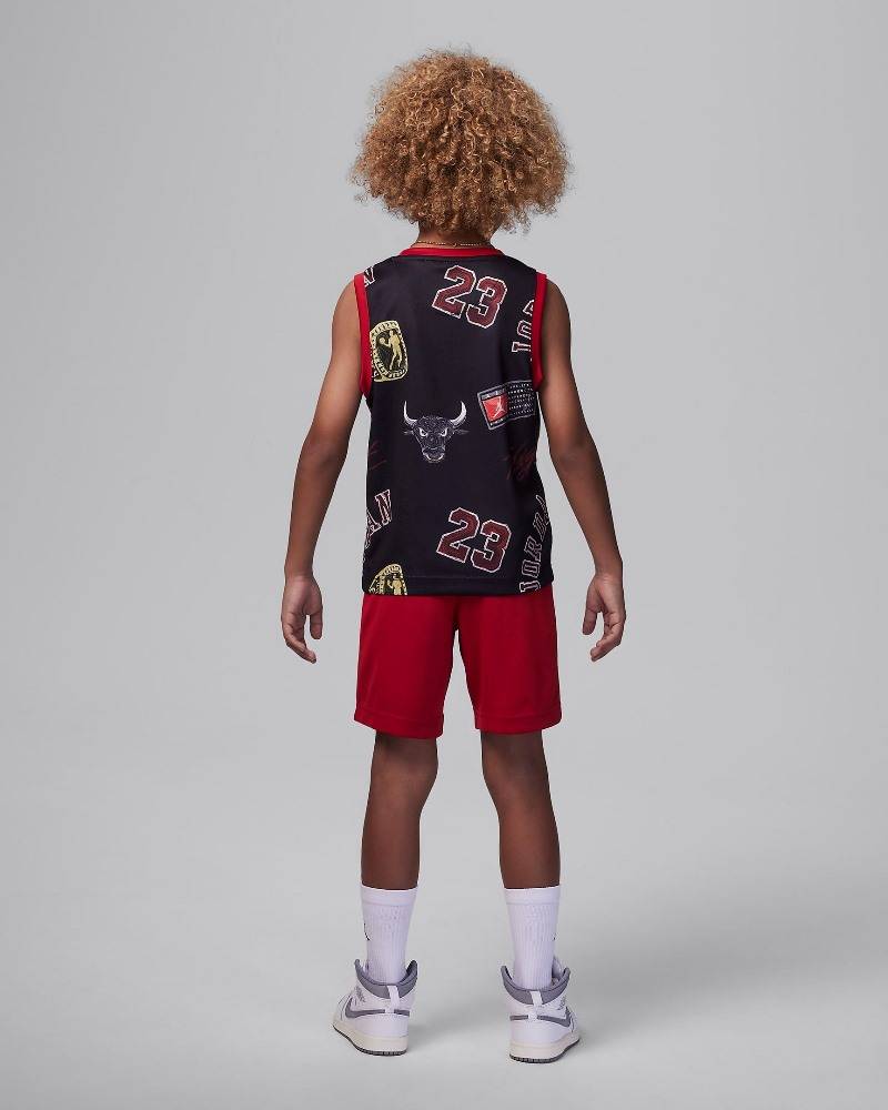 NIKE JORDAN LITTLE KIDS JORDAN 23 AOP JERSEY SET