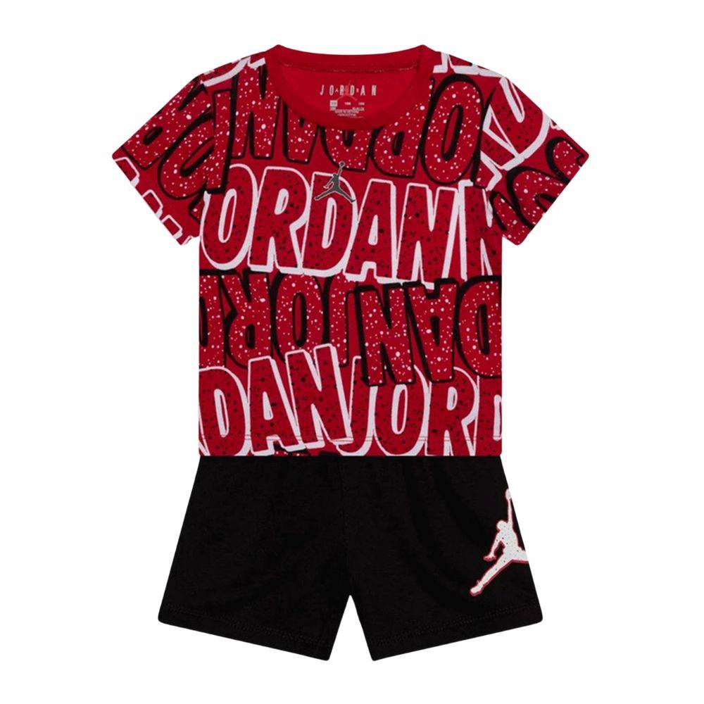 NIKE JORDAN LITTLE KIDS JDB JORDAN PLAY AOP SHORT SET