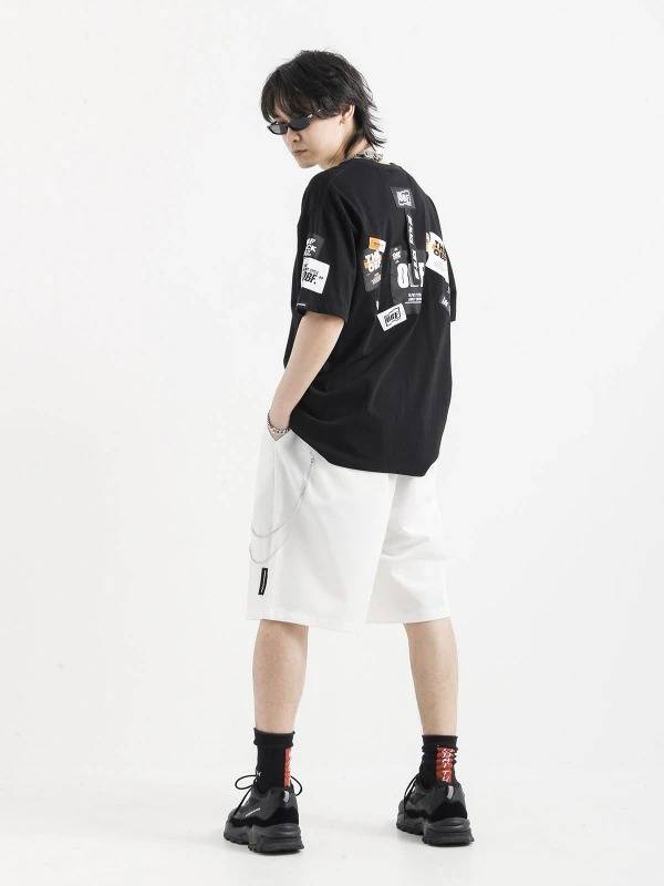 MWM BLACK CAPSULE CHAIN SHORTS