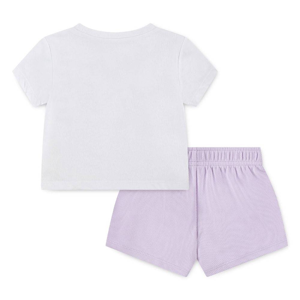 NIKE INFANT GIRLS WILD FLOWER TEE MESH SHORT SET