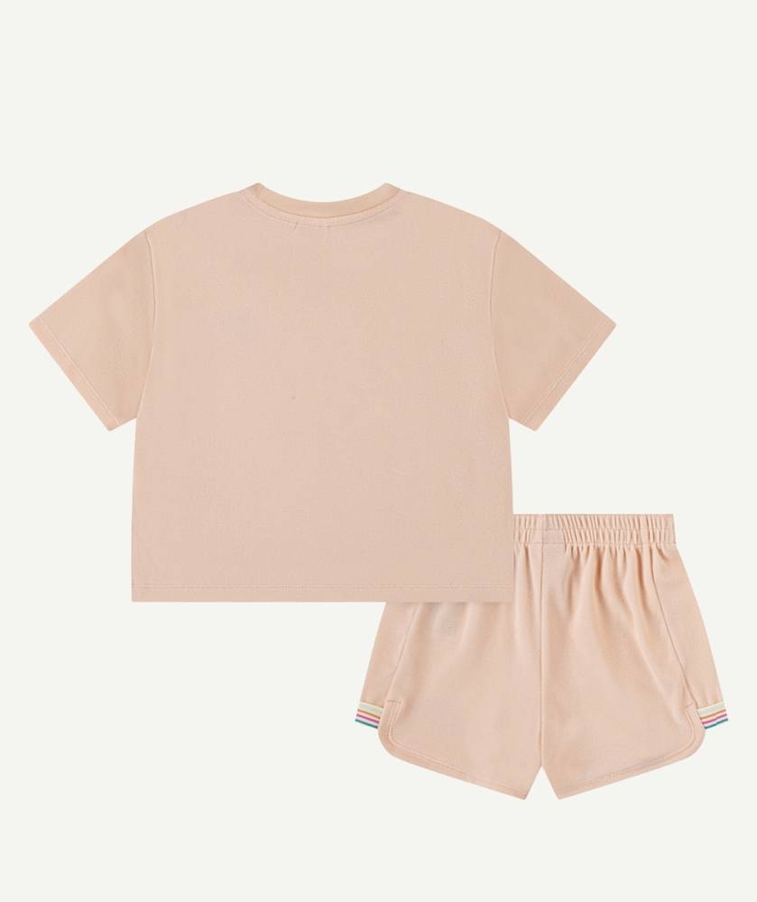 NIKE LITTLE GIRLS LETS ROLL TOWEL TERRY SET