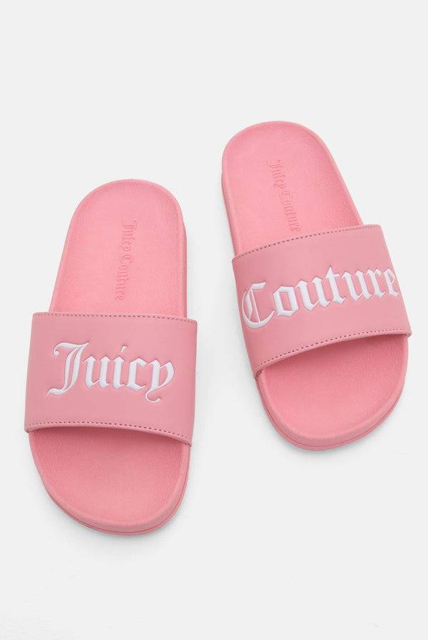 JUICY COUTURE CARMEN COLLEGIATE PU SLIDER