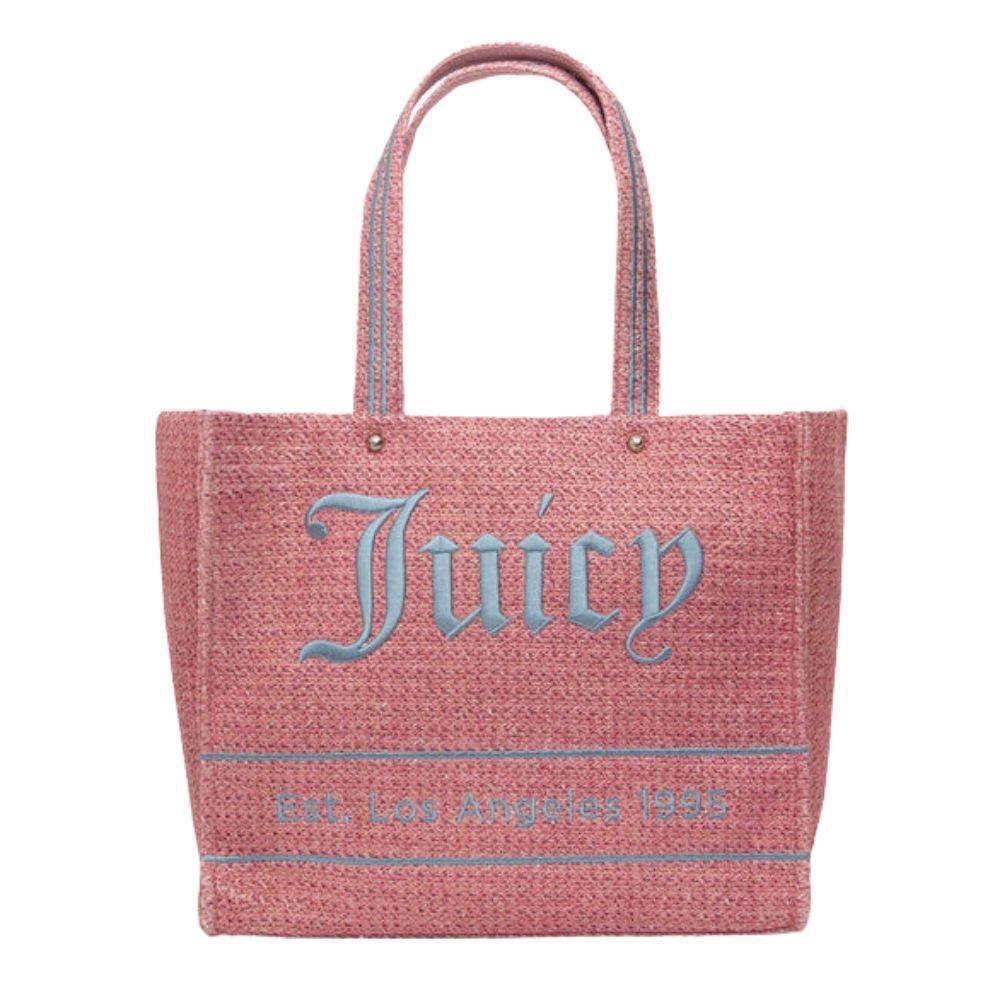 JUICY COUTURE IRIS BEACH BAG - STRAW VERSION - LARGE SHOPPING BAG