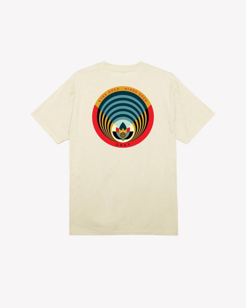 OBEY OPEN EYES OPEN MINDS OPEN LOTUS CLASSIC TEE