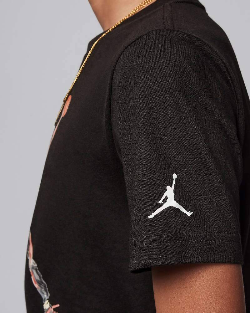 NIKE JORDAN BIG KIDS WATERCOLOR JUMPMAN S/S TEE