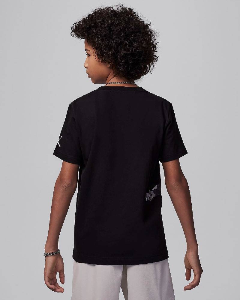 NIKE JORDAN BIG KIDS JUMPMAN HYBRID HEIRLOOM SS TEE