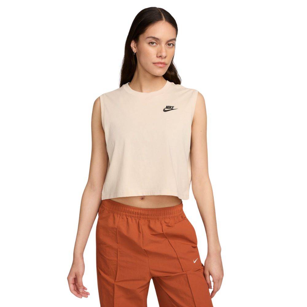 NIKE SPORTSWEAR WOMENS SLEEVELESS CROPPED TEE