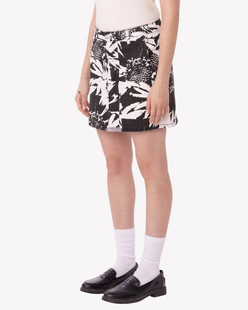 OBEY MAGNIFIED FLOWER SKIRT