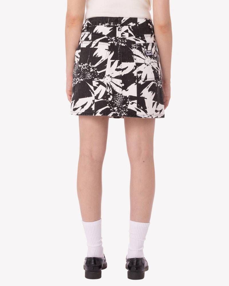OBEY MAGNIFIED FLOWER SKIRT