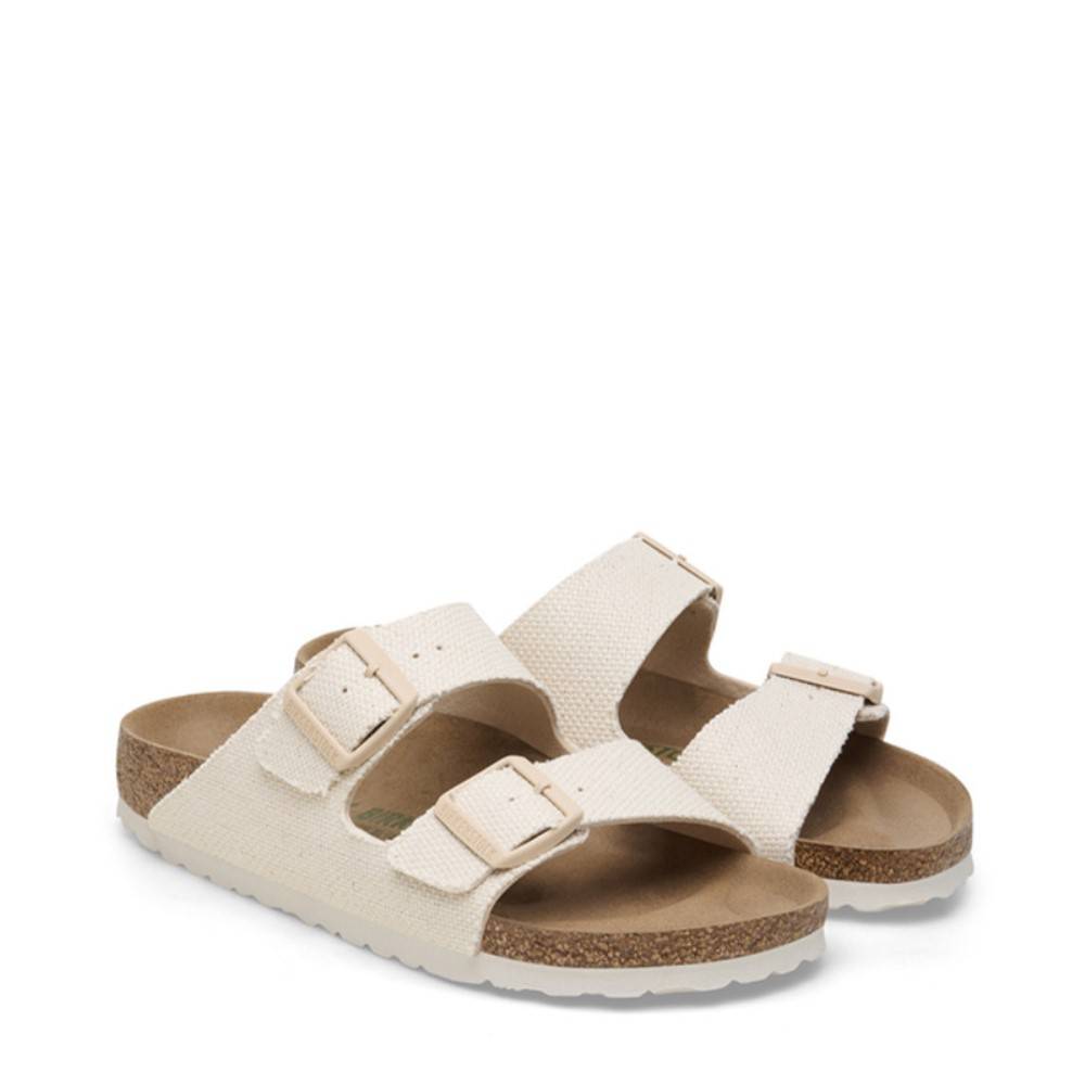 BIRKENSTOCK ARIZONA TEX ROUGH CANVAS VEG NARROW