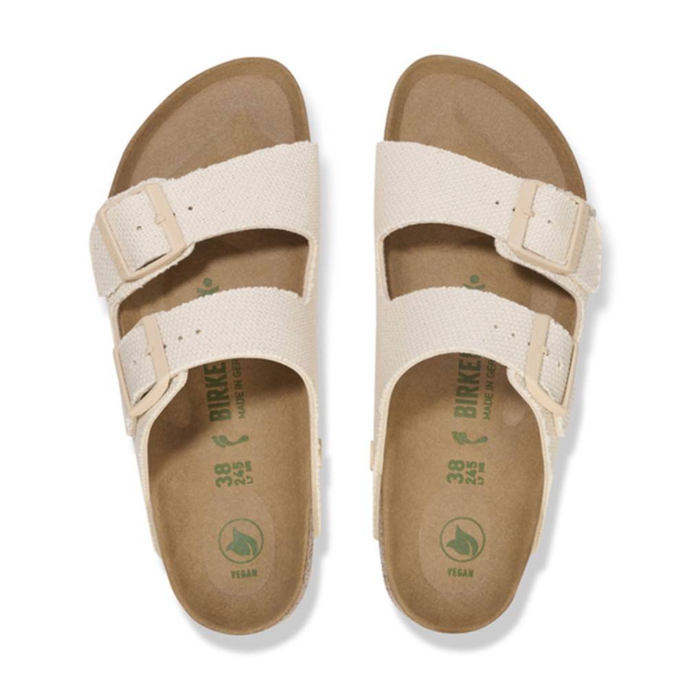 BIRKENSTOCK ARIZONA TEX ROUGH CANVAS VEG NARROW