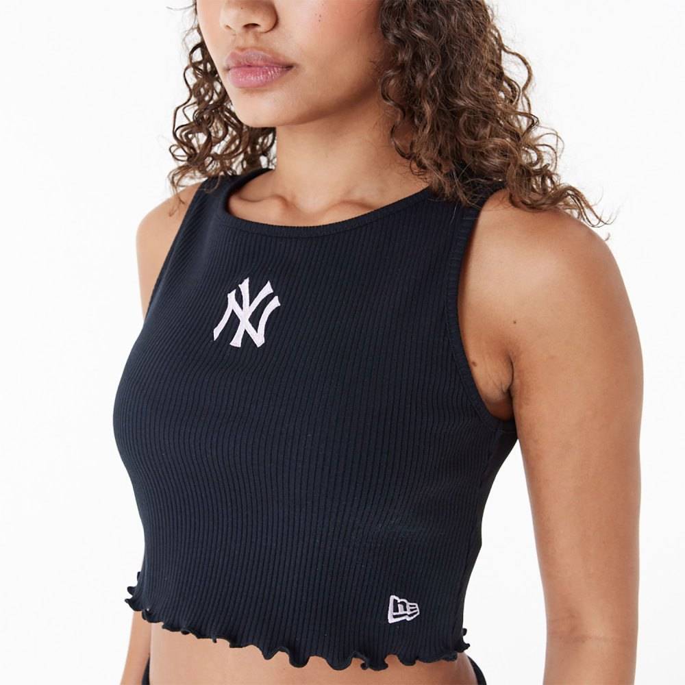 NEW ERA NEW YORK YANKEES MLB LIFESTYLE WOMENS CROP TANK TOP