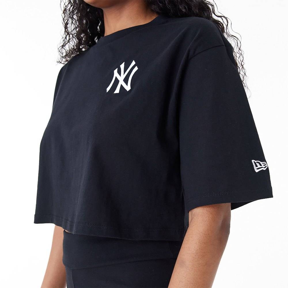 NEW ERA NEW YORK YANKEES WOMENS MLB LIFESTYLE CROP T-SHIRT