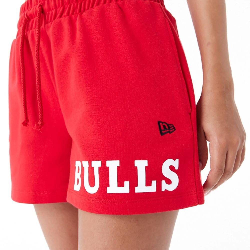 NEW ERA CHICAGO BULLS WOMENS NBA TEAM LOGO SHORTS