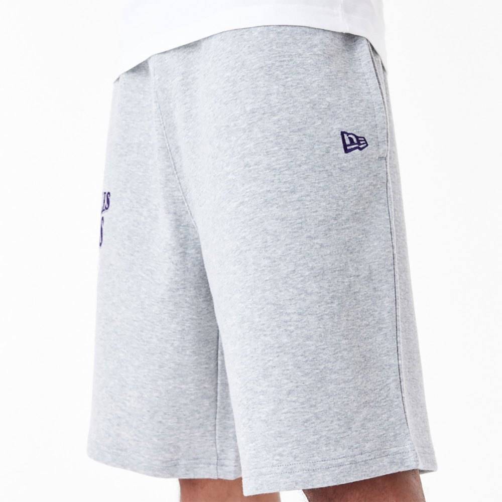 NEW ERA LA LAKERS NBA SCRIPT OVERSIZED SHORTS