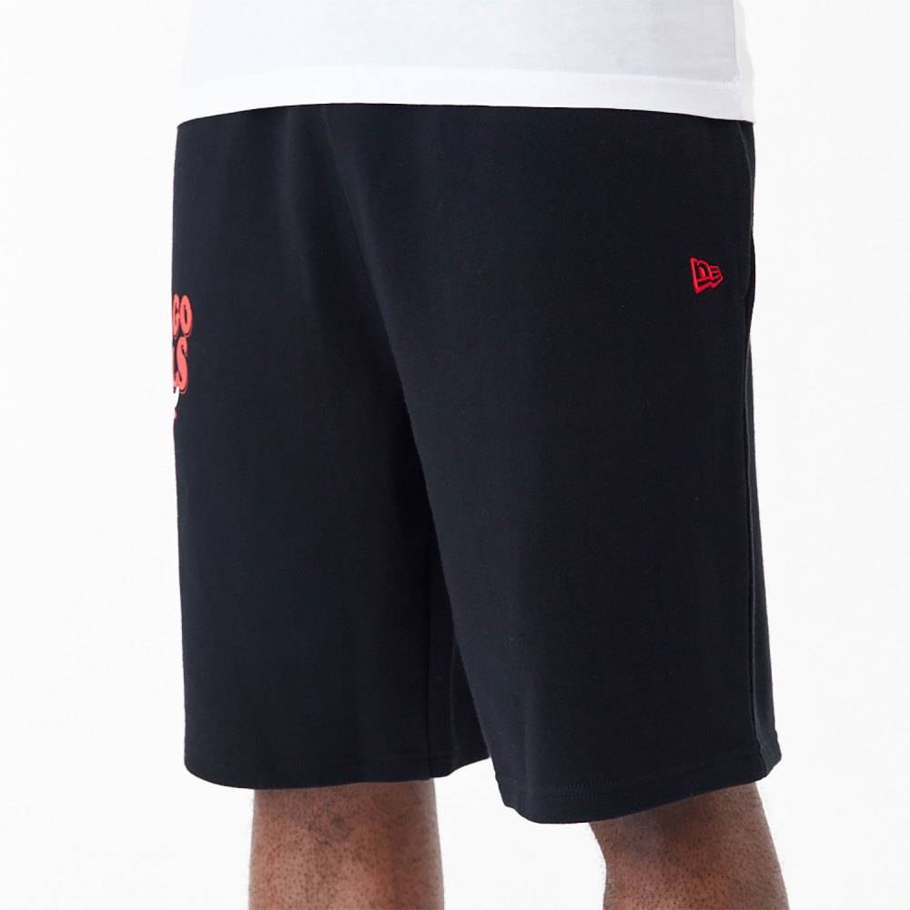 NEW ERA CHICAGO BULLS NBA SCRIPT OVERSIZED SHORTS