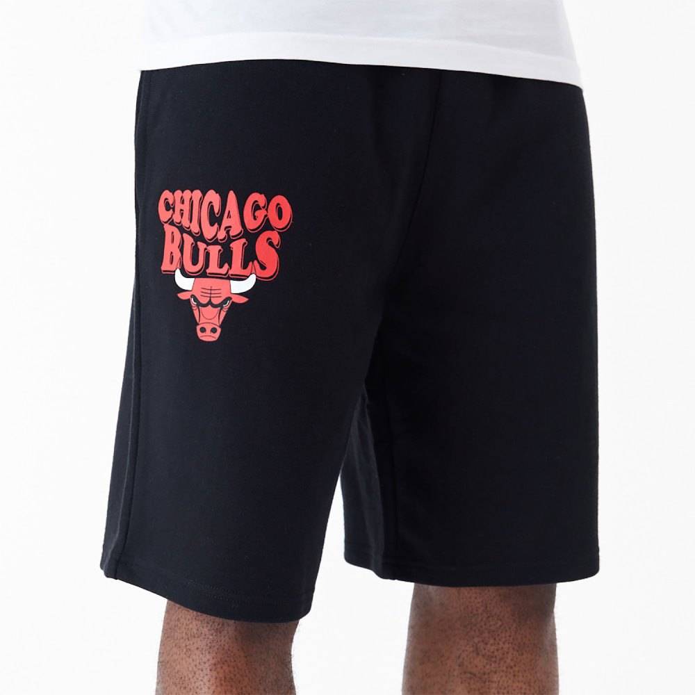 NEW ERA CHICAGO BULLS NBA SCRIPT OVERSIZED SHORTS