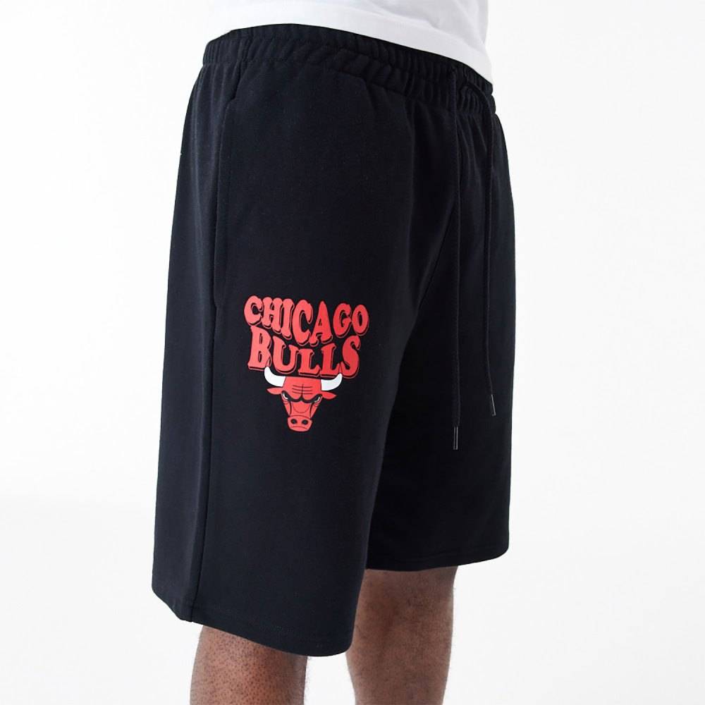 NEW ERA CHICAGO BULLS NBA SCRIPT OVERSIZED SHORTS