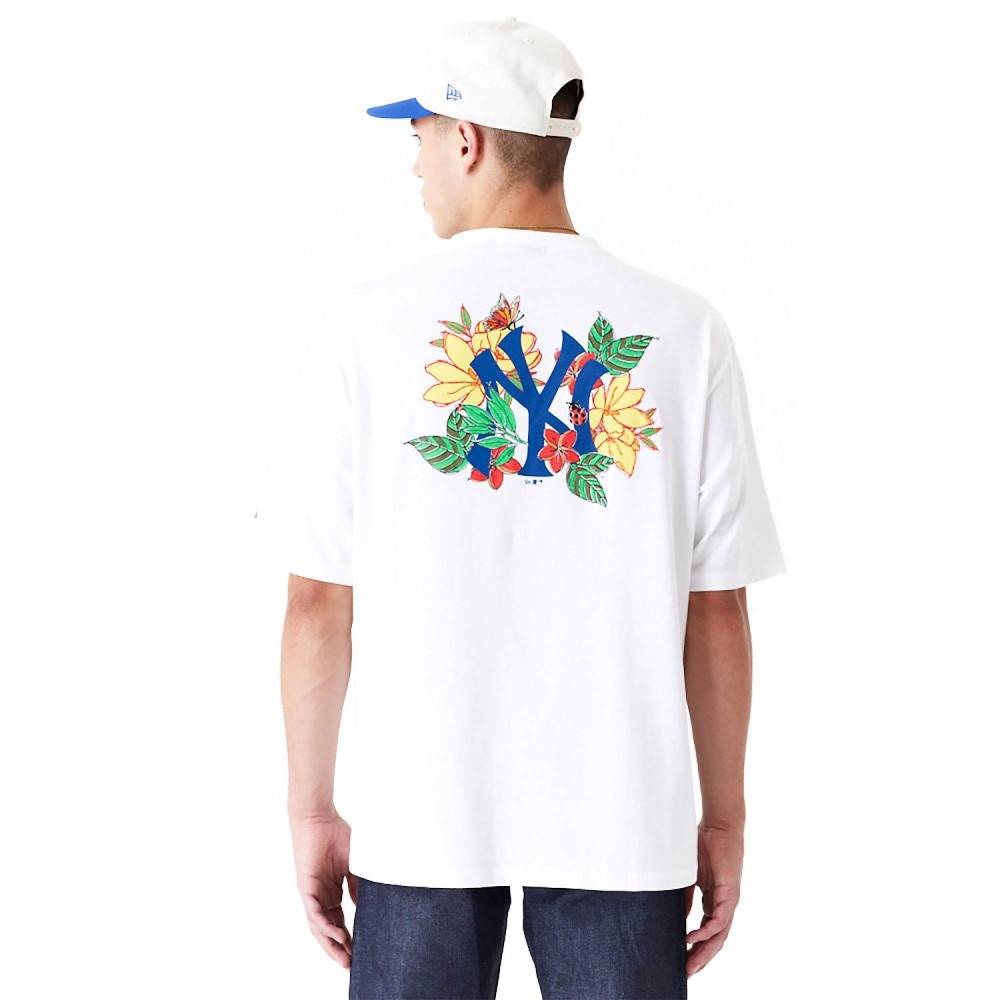 NEW ERA NEW YORK YANKEES MLB FLORAL GRAPHIC OVERSIZED TEE