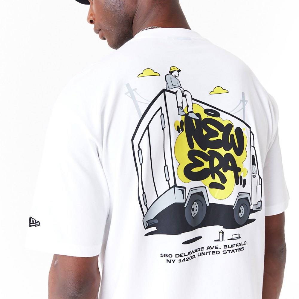 NEW ERA SPRAY GRAPHIC OVERSIZED TEE